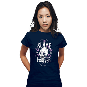 Shirts Fitted Shirts, Woman / Small / Navy Slave Forever