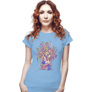 Shirts Fitted Shirts, Woman / Small / Powder Blue Throne Of Magic