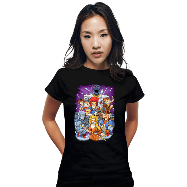 Daily_Deal_Shirts Fitted Shirts, Woman / Small / Black Hear The Roar