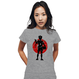 Shirts Fitted Shirts, Woman / Small / Sports Grey Crimson Yu Nishinoya