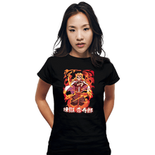 Load image into Gallery viewer, Shirts Fitted Shirts, Woman / Small / Black The Fire
