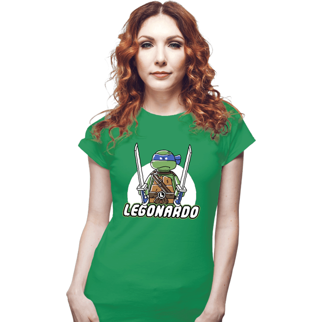 Daily_Deal_Shirts Fitted Shirts, Woman / Small / Irish Green Legonardo