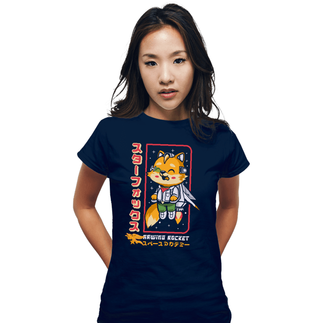 Daily_Deal_Shirts Fitted Shirts, Woman / Small / Navy Star Prowler