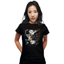 Load image into Gallery viewer, Daily_Deal_Shirts Fitted Shirts, Woman / Small / Black Fusion Vegito
