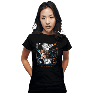 Daily_Deal_Shirts Fitted Shirts, Woman / Small / Black Fusion Vegito