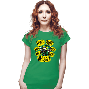 Secret_Shirts Fitted Shirts, Woman / Small / Irish Green Screaming Link