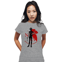 Load image into Gallery viewer, Shirts Fitted Shirts, Woman / Small / Sports Grey Crimson Pilot
