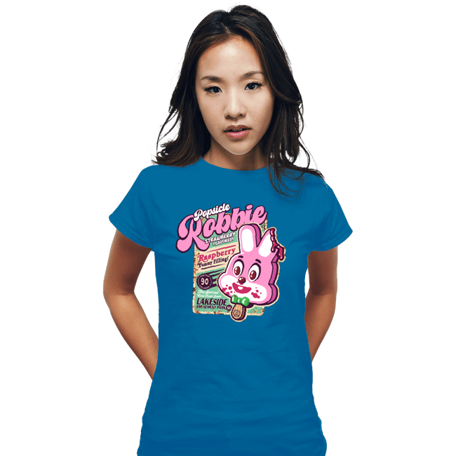 Daily_Deal_Shirts Fitted Shirts, Woman / Small / Sapphire Robbie Popsicle