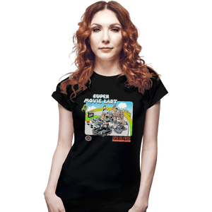 Shirts Fitted Shirts, Woman / Small / Black Super Movie Kart