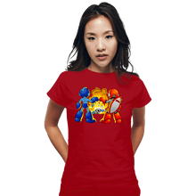 Load image into Gallery viewer, Secret_Shirts Fitted Shirts, Woman / Small / Red Robrofist

