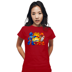Secret_Shirts Fitted Shirts, Woman / Small / Red Robrofist