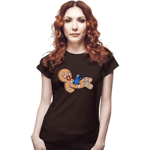 Shirts Fitted Shirts, Woman / Small / Black Alion Nom Nom
