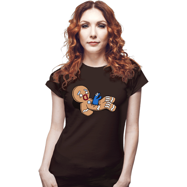 Shirts Fitted Shirts, Woman / Small / Black Alion Nom Nom