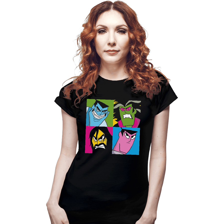 Shirts Fitted Shirts, Woman / Small / Black Pop Samurai