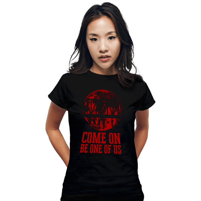 Daily_Deal_Shirts Fitted Shirts, Woman / Small / Black One Of Us