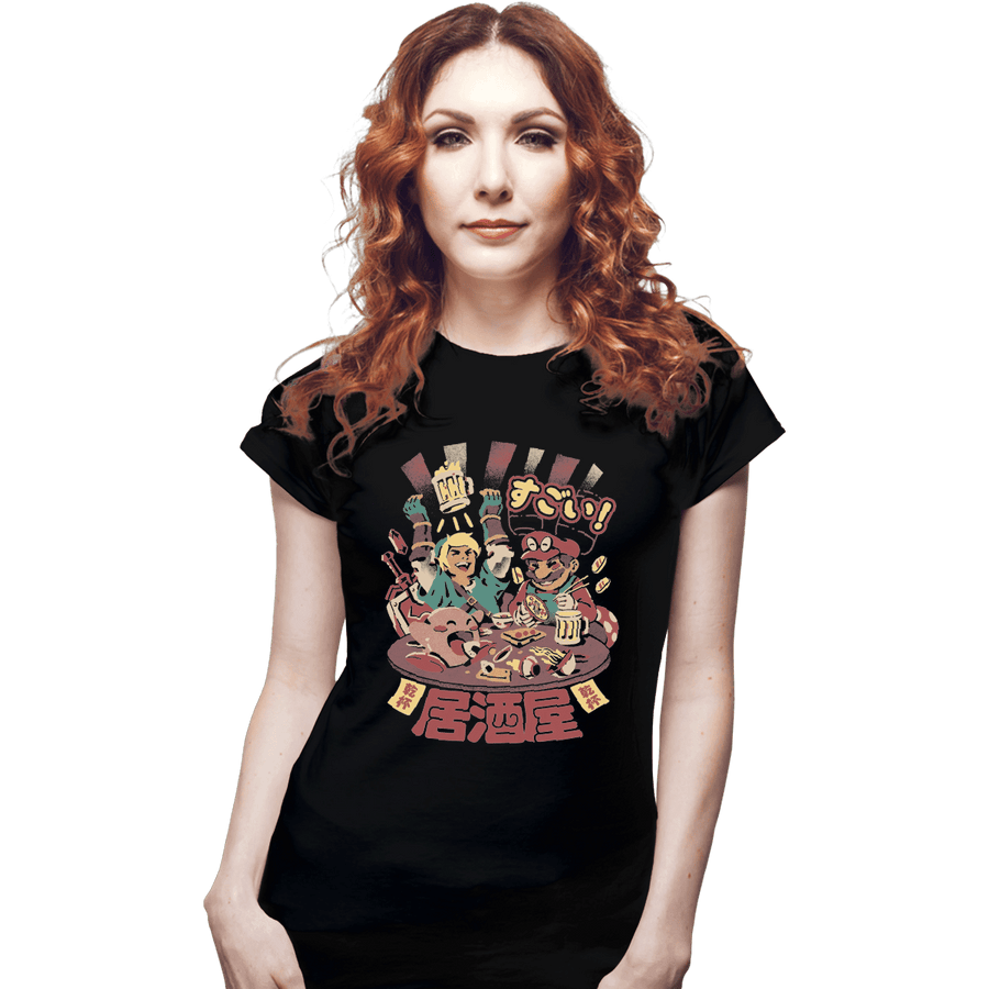 Shirts Fitted Shirts, Woman / Small / Black Heroes Izakaya