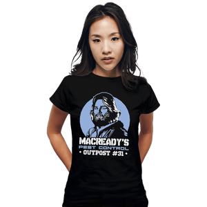 Shirts Fitted Shirts, Woman / Small / Black Macready's Pest Control