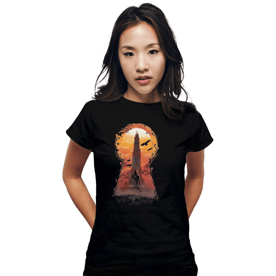 Shirts Fitted Shirts, Woman / Small / Black Dark Tower
