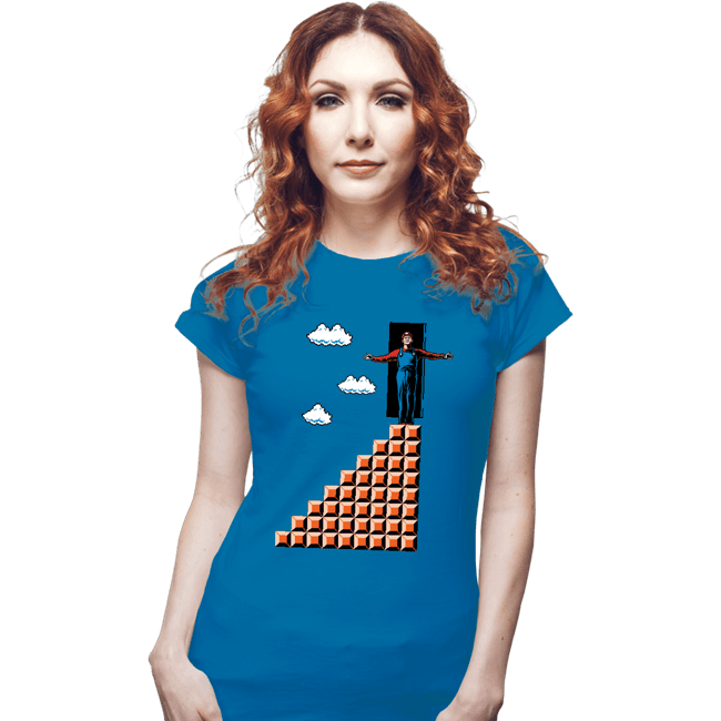 Shirts Fitted Shirts, Woman / Small / Sapphire True Mario Show