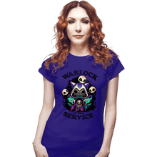 Load image into Gallery viewer, Daily_Deal_Shirts Fitted Shirts, Woman / Small / Violet Warlock&#39;s Call
