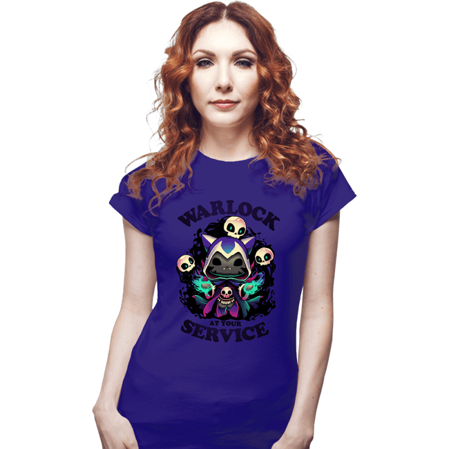 Daily_Deal_Shirts Fitted Shirts, Woman / Small / Violet Warlock's Call