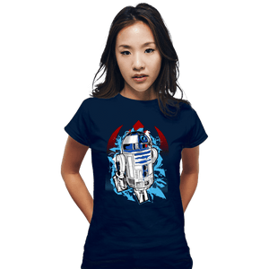 Shirts Fitted Shirts, Woman / Small / Navy R2 TAG2