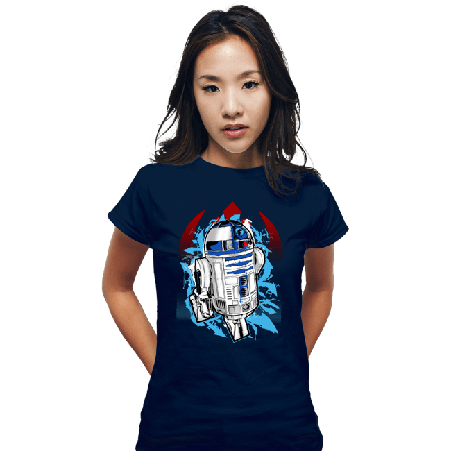Shirts Fitted Shirts, Woman / Small / Navy R2 TAG2