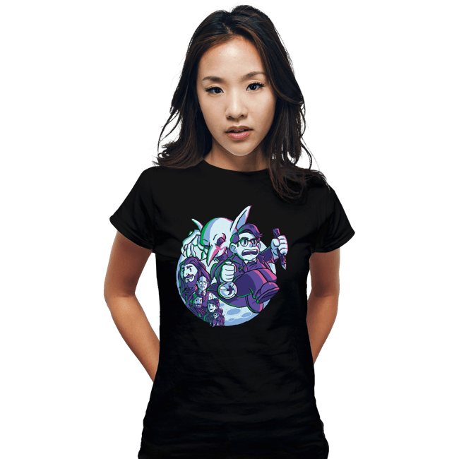 Daily_Deal_Shirts Fitted Shirts, Woman / Small / Black Here Comes The Slayer