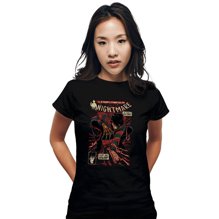 Secret_Shirts Fitted Shirts, Woman / Small / Black Goodnight Bad Guy