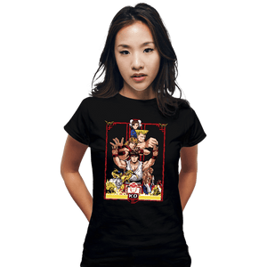 Secret_Shirts Fitted Shirts, Woman / Small / Black Enter The Street Fighter