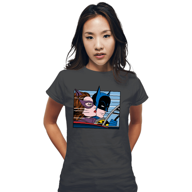 Shirts Fitted Shirts, Woman / Small / Charcoal In The Batmobile