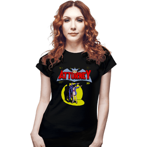 Shirts Fitted Shirts, Woman / Small / Black Turnabout Comics