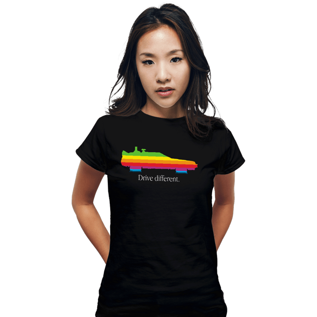 Secret_Shirts Fitted Shirts, Woman / Small / Black Drive Different