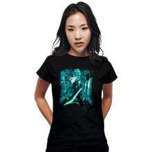 Load image into Gallery viewer, Shirts Fitted Shirts, Woman / Small / Black Fantasy Battle

