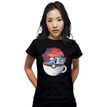 Load image into Gallery viewer, Shirts Fitted Shirts, Woman / Small / Black Cup Of Water
