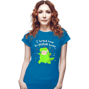 Shirts Fitted Shirts, Woman / Small / Sapphire How To Human