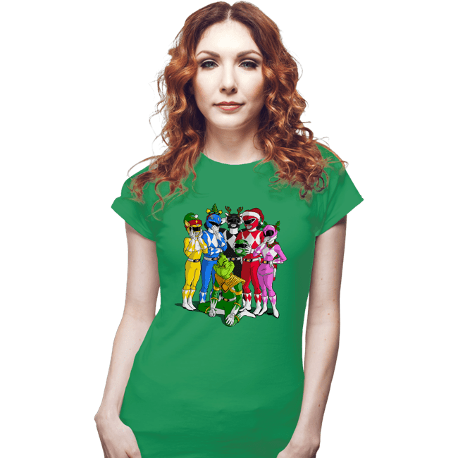Secret_Shirts Fitted Shirts, Woman / Small / Irish Green Grinch Ranger!