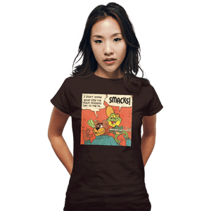 Secret_Shirts Fitted Shirts, Woman / Small / Black DigEm Frog
