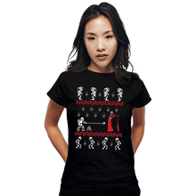 Load image into Gallery viewer, Shirts Fitted Shirts, Woman / Small / Black Christmasvania
