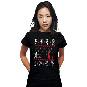 Shirts Fitted Shirts, Woman / Small / Black Christmasvania