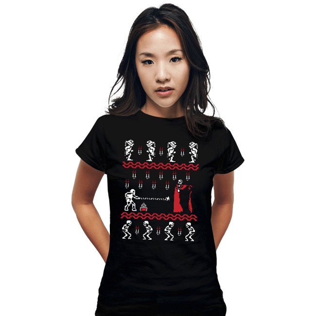 Shirts Fitted Shirts, Woman / Small / Black Christmasvania