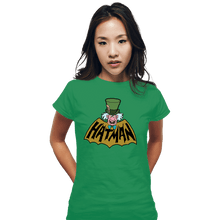 Load image into Gallery viewer, Shirts Fitted Shirts, Woman / Small / Irish Green Hatman
