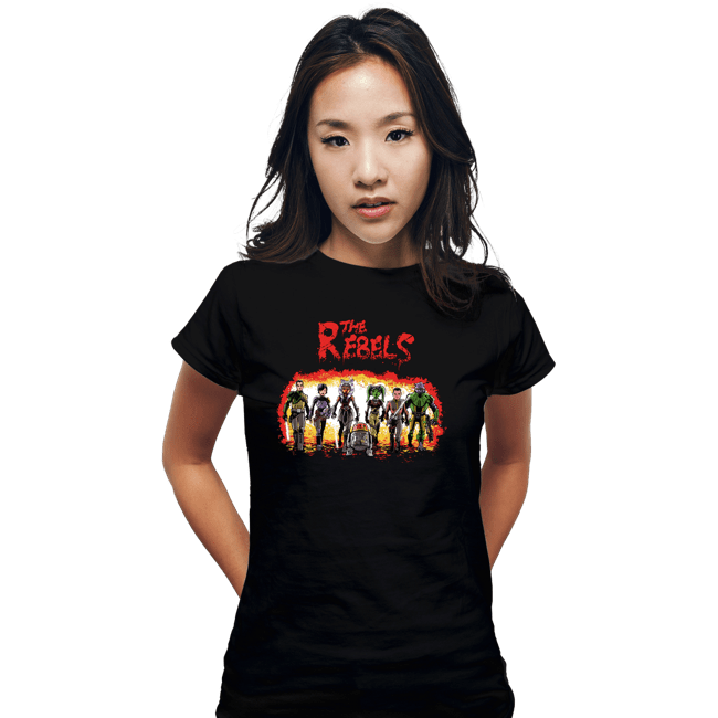 Secret_Shirts Fitted Shirts, Woman / Small / Black The Rebels
