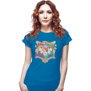 Shirts Fitted Shirts, Woman / Small / Sapphire Super Princess Sisters