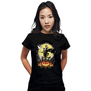 Secret_Shirts Fitted Shirts, Woman / Small / Black King Of Pumpkins