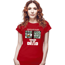 Load image into Gallery viewer, Shirts Fitted Shirts, Woman / Small / Red Sheep Of The Dead
