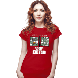 Shirts Fitted Shirts, Woman / Small / Red Sheep Of The Dead