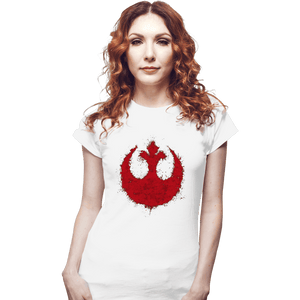 Shirts Fitted Shirts, Woman / Small / White Rebels