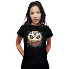 Load image into Gallery viewer, Shirts Fitted Shirts, Woman / Small / Black Jack Calavera
