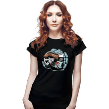 Load image into Gallery viewer, Daily_Deal_Shirts Fitted Shirts, Woman / Small / Black Han And Chewie
